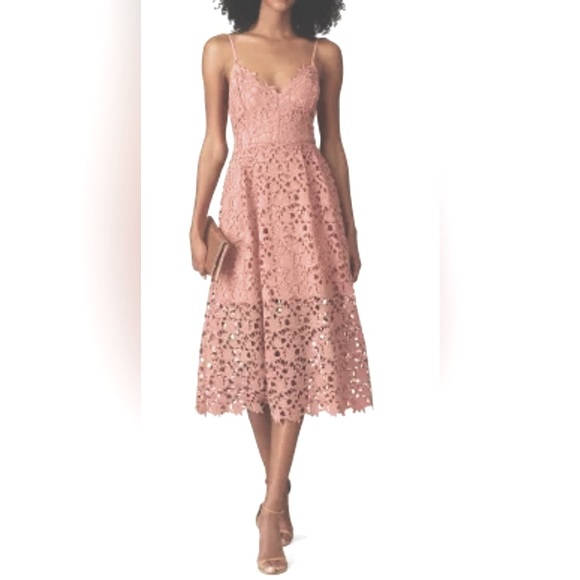 Revolve I ASTR THE Label Lace A-line Midi Dress - Picture 4 of 7